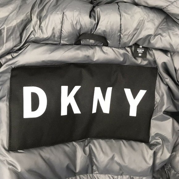 DKNY Men's Full-Length Hooded Parka - Size Medium - Picture 9 of 12